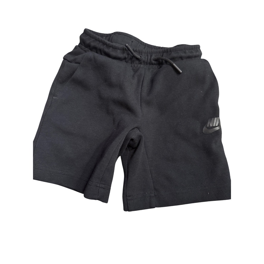 Nike Tech Fleece Shorts Kids Black Athletic Training Gym Drawstring Pockets